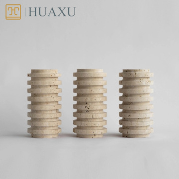 Modern Travertine Vase for Home Decor - Huaxu