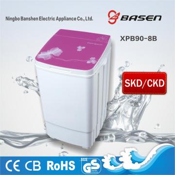 Glass Cover 9KG Single Tub CKD Washing Machine