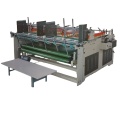Corrugated paper box 2pcs folder gluer machine