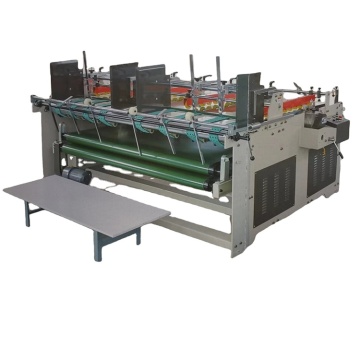 Corrugated paper box 2pcs folder gluer machine