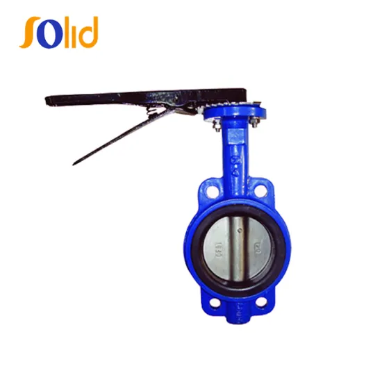 Ductile iron wafer type flange butterfly valve dn200