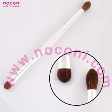 silver colour dual eye shadow brush