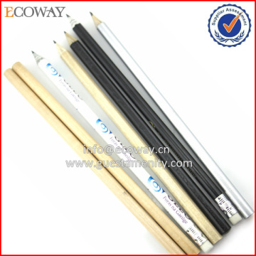 2014 Cheapest Customized Promotion Black Wooden Mini Hotel Pencil