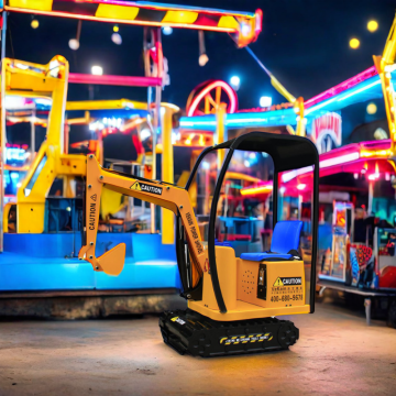 Vekain Kids Mini Electric Excavator Ride-on Toy pour les parcs d'attractions