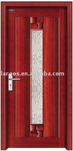 wooden glass solid Interior wooden door