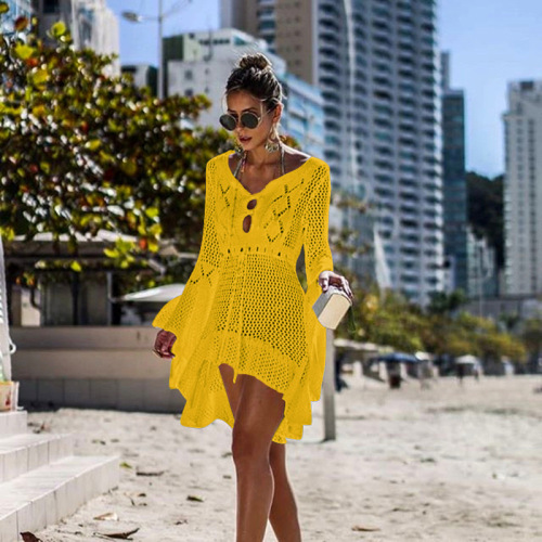 Sexy Swimsuit Cover Ups Beach Tops Sexy Perspective Cover Dresses Bikini Cover-ups Supplier