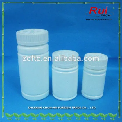Transparent yellow PET medicine pills bottle 100ml 200ml 250ml 300ml