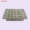 Tastiera metallo crittografata 4x4 per il distributore automatico di chiosco di pagamento