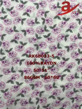 Soft and Stylish 100% Rayon Print Material