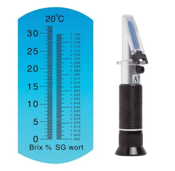 Homebrew Beer Wort Brix Refractometer Chart 1.000-1.130sg