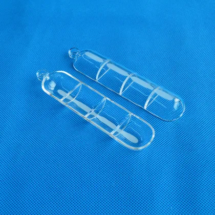 Quartz Combustion Boat with Ring for Muffle Furnace