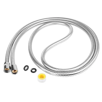 flexible extension stainless steel shower hose, single lock, long life