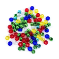 Assorted colorful vintage chunky plastic christmas beads