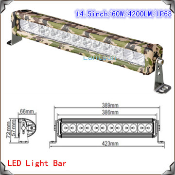 Truck 14.5" 60W Origin Quality Single Row LED Offroad Light Bar