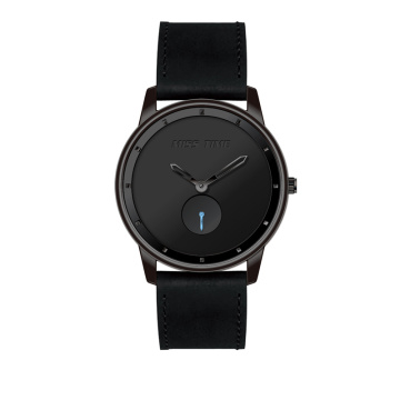 luxury 3atm water resistant black stainless steel quartz watch