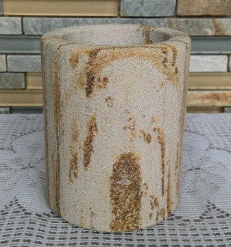 sandstone tumbler /stone bathroom cup