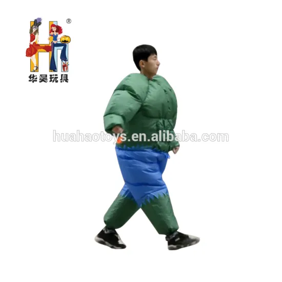 Wholesale Factory Price Cute Inflatable Green Giant Clothes For Party