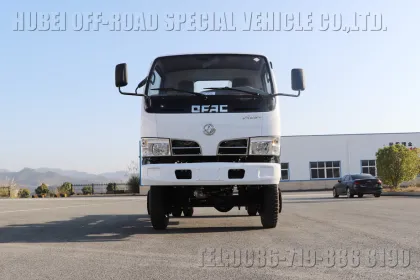 Four wheel drive Dongfeng DFAC single-row off -rand chassis, Four drive Dongfeng light truck chassis