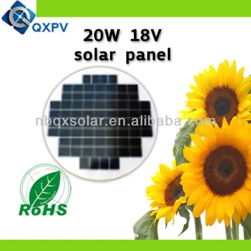 solar panel 20W 18V solar modules pv solar roof modules transparent module