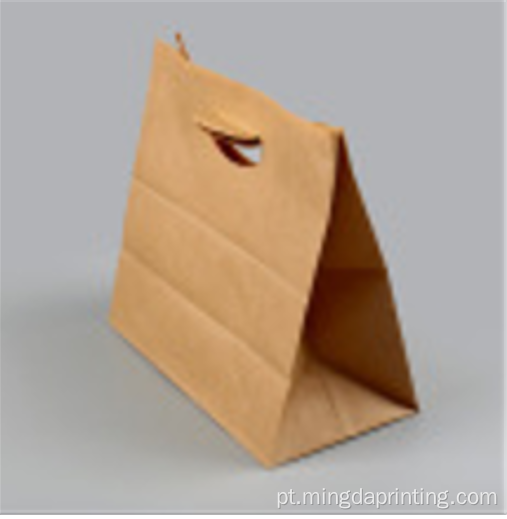 Professiona fez impressão Kraft Paper Patch Bag