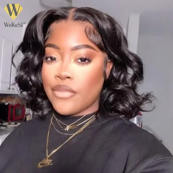 Raw Brazilian Human Hair Full Transparent Lace Wig,Closure Bob Wig 180 Density Human Raw Hair,bob Wig Human Virgin Hair
