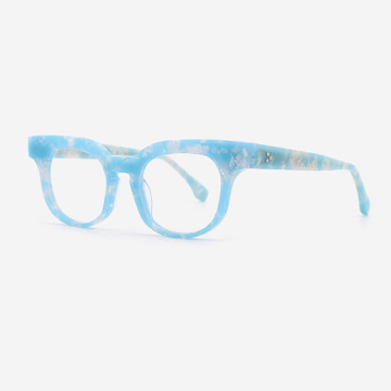 Fashion Square Thick Acetate Women's Optical Frames 23A3098