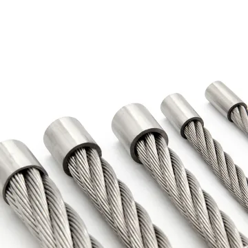 Custom stainless steel cable wire rope assemblies