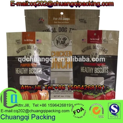Happy tails pour tous les chines natural dog treats packaging bag