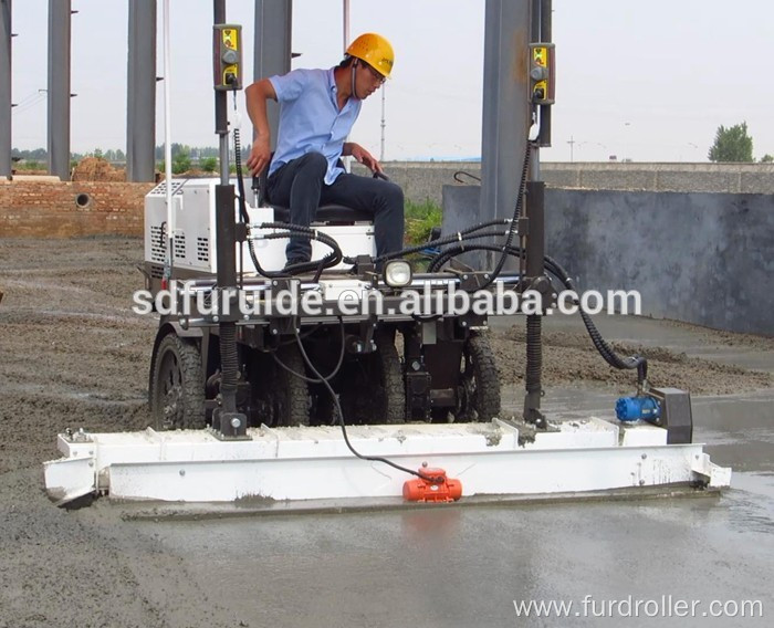 FJZP-200 ride on Hydraulic concrete slab paving machine Laser Screed