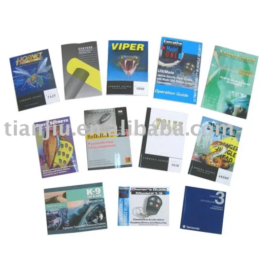 Catalogue &amp; Instruction book