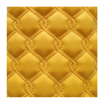 Quilted Diamond Stitched PU PVC Synthetic Leather: Premium Material for Car Interior and Furniture Covers