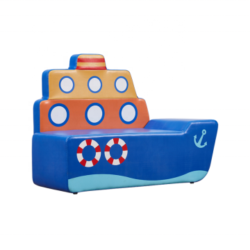 Sofa de sécurité pour bébé à succès: Design de voiture de dessin animé pour enfants, canapé de jeu de chambre moderne pour la famille