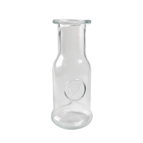 China Wholesale Clear Crystal Drop Bottle Glass Water Bottle Manufactory