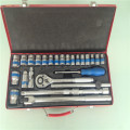 72 tand Dr.Socket Set med Ratchet Handle