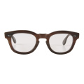 Dark Red Buffalo Horn Optical Frames