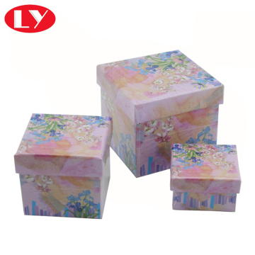 Custom Printed Small Square Present Gift Boxes