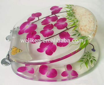 lucite toilet seat,transparent resin toilet seats