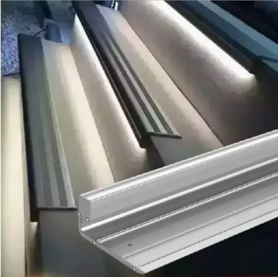 Customize Size Step LED C Channel Aluminium Profile