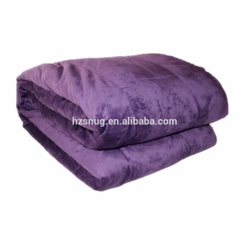 printed supersoft plush polyester quilt