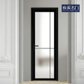 Simplified swing door tempered glass door