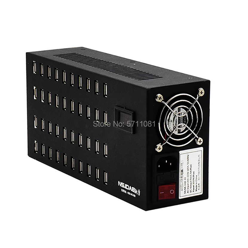 Efficient working 40-port charger 300W