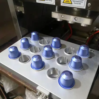 Pneumatic Nespresso Coffee Capsules Sealing Machine