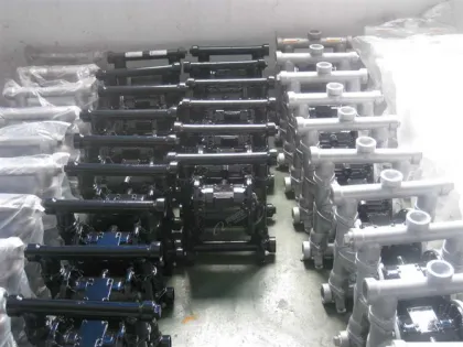 Chemical plastics diaphragm pumps