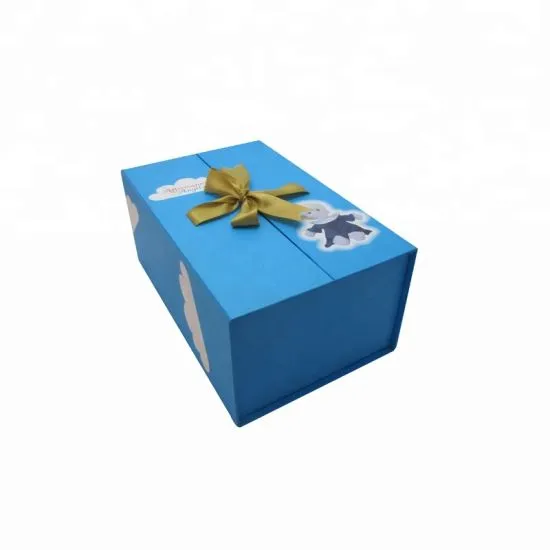 Wholesale Double Door Magnetic Ribbon Closure Gift Box