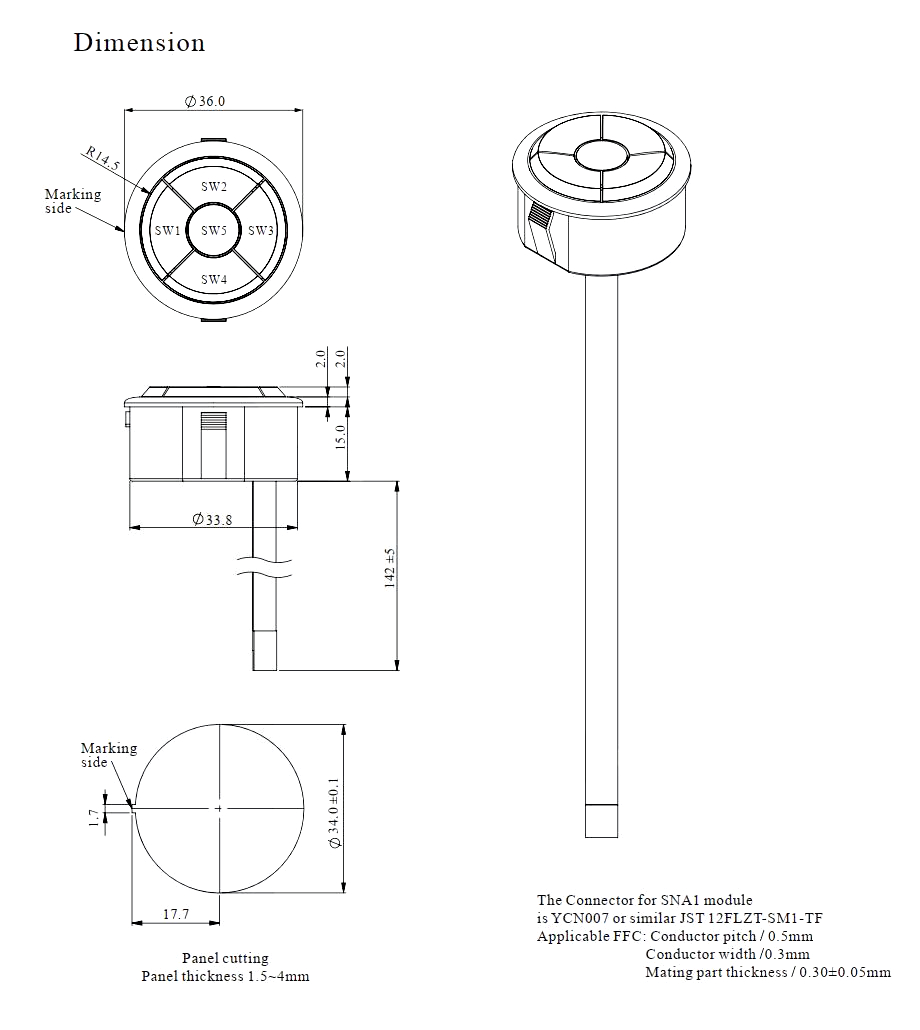 5 Way Navigation Switch Spec 4 Jpg