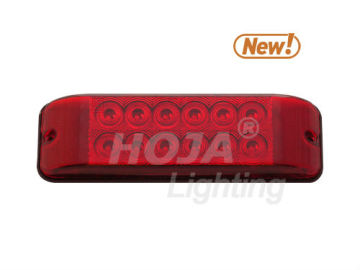 8 inch x 2.5 inch Surface Mount Third Brake (Tail) Trailer Light led rear stop light