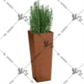 Pottes de jardin Corten Steel Flower Pots Planteurs