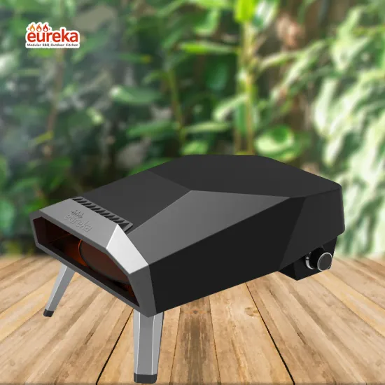 Enjoy Fast Cooking Our Small Folding Portable 12-Inch Stainless Steel Gas Pizza Oven for Perfect Pizzas