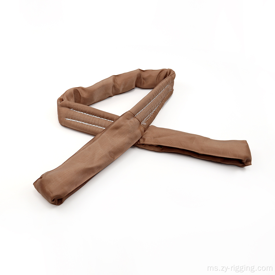 Reka bentuk moden Polyester Round Webbing Sling mengangkat tali pinggang