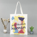 Wholesale Fashion Pattern Canvas Tote Shopping Bag